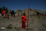 مراسم شبیه خوانی در شهرک عرب‌ها - مشهد 