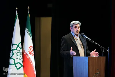 پیروز حناچی شهردار تهران در جشن آغاز پایش سلامت کارکنان شهرداری تهران