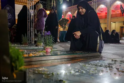 اولین شب قدر در حرم مطهر حضرت شاهچراغ(ع)