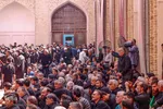 آیین عزاداری ۱۳ محرم در مسجد ملااسماعیل یزد‎