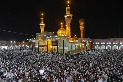 مراسم احیای شب بیست و سوم ماه مبارک رمضان با قرائت دعای جوشن کبیر در آستان مقدس کاظمیه (ع)