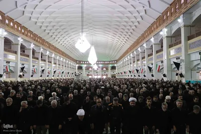 حضور رییس جمهور دکتر پزشکیان در نماز ظهر عاشورا در تبریز