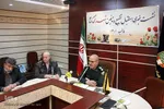 نشست خبری دبیر کمیته استقبال ، تشییع و تدفین شهدای گمانم استان یزد‎‎