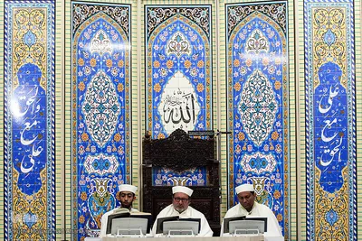 جزءخوانی قرآن در حسینیه آیت‌الله سید عدنان غُریفی خرمشهر
