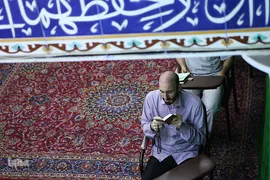مراسم اعتکاف بانوان در مسجد باغستانی
