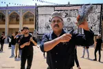 عزاداری هیئت عشایر قشقایی در حرم شاهچراغ(ع)