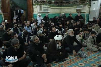 سوگ رضوی در حرم مطهر امامزاده علی بن جعفر(ع) قم