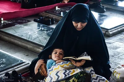 مراسم دعای عرفه در گلزارشهدای وادی رحمت تبریز