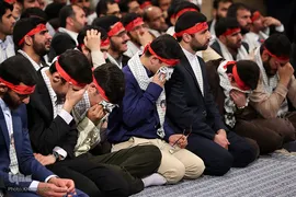 دیدار نوجوانان و جوانان عازم راهیان نور با مقام معظم رهبری