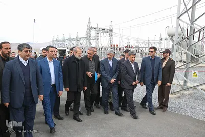 افتتاح پست 230 کیلوولت شهرستان خنداب توسط رئیس مجلس شورای اسلامی