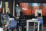 رویداد هنری «پرچم زمین نمی‌ماند» در شیراز‎