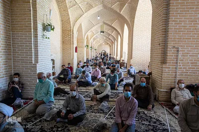 اقامه اولین نماز جمعه سال ۱۴۰۰ در قزوین