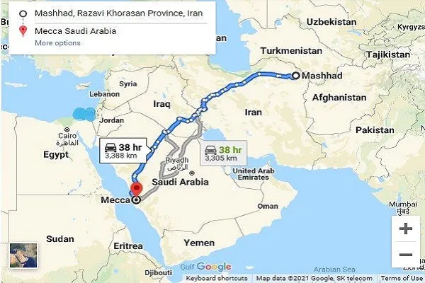 طرح پیشنهاد احداث آزاد راه مشهد-مکه در مذاکرات ایران و عربستان