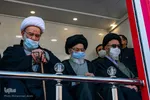 مراسم تشییع حاج بیوک آسایش مداح اهل‌بیت(ع) و رزمنده دوران دفاع مقدس‎‎