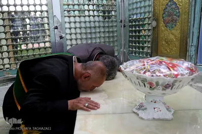 مراسم غبارروبی حرم مطهر امامزاده حسن حسنی(ع)