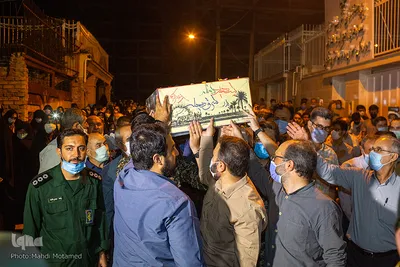 مراسم وداع با شهید گمنام در قزوین
