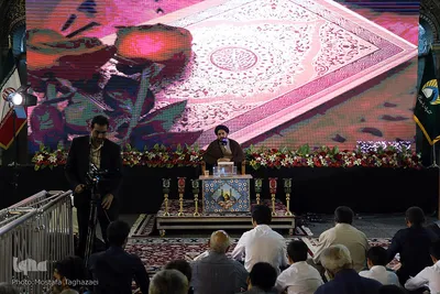محفل قرآنی در جوار سید‌الکریم(ع)