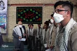 رزمایش توزیع ۸ هزار بسته تحصیلی با حضور بختیاری در بیرجند