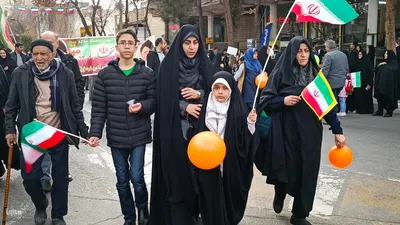 مراسم راهپیمایی ۲۲ بهمن در کاشان