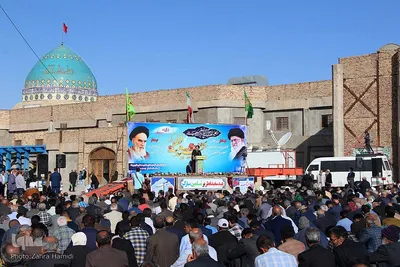 نماز عید سعید فطر در مصلی المهدی بیرجند