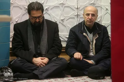 مراسم تجدید عهد هنرمندان با سردار آسمانی