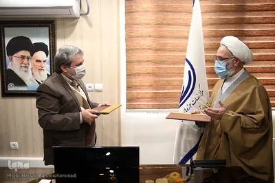 مراسم امضای تفاهم نامه همکاری های مشترک میان مرکز مدیریت خدمات حوزه های علمیه استان تهران و جهاد دانشگاهی
