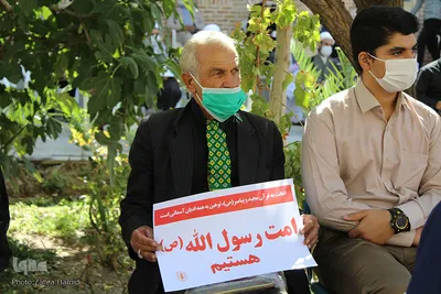 اجتماع طلاب بیرجندی در پی هتک حرمت پیامبر اسلام(ص)