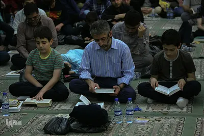 مراسم شب قدر در مسجدا دانشگاه تبریز