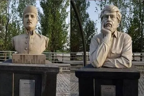 تندیس قیصر امین‌پور در چیتگر نصب شد