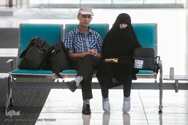 آئین بدرقه اولین کاروان حج تمتع ۱۳۹۸