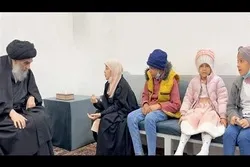 Krebskranke Kinder treffen Großayatollah Ali al-Sistani