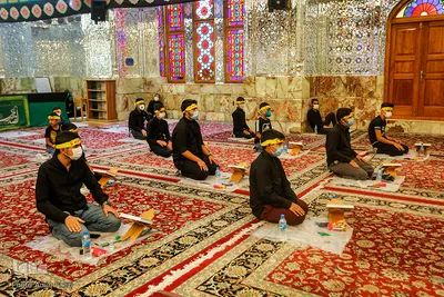 هیئت دانش آموزی‎ در حرم مطهر سید میر محمد (ع)