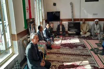 دیدار با خانواده شهید «سید مجید نجفی» در چگنی