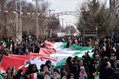 راهپیمایی بزرگ و با صلابت مردم شهرکرد در ۲۲ بهمن