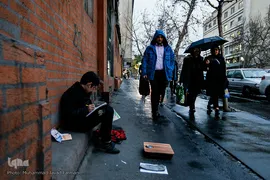 بارش باران در تهران