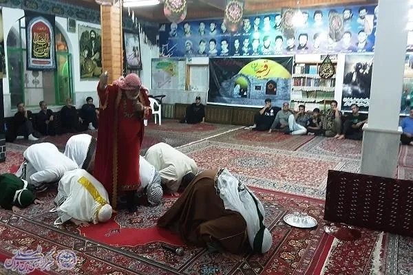 هشتمین شب از برگزاری چهاردهمین سوگواره تعزیه «غریب» شهرستان نور