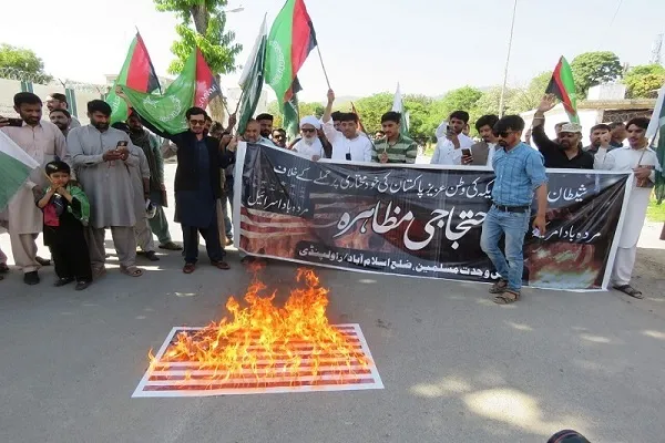 په پاکستان  کې د امریکا په ضد سترې مظاهرې وشوې