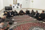 دیدار مدیرکل دادگستری استان سمنان با خانواده شهید ابوالفضل شهباز