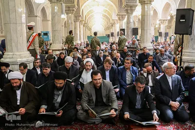 مراسم بزرگداشت شهدای حمله تروریستی تهران