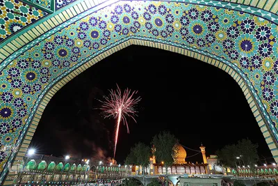 جشن نیمه شعبان در حرم مطهر شاهچراغ(ع)