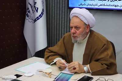 نشست خبری رئیس ستاد دهه فجر انقلاب اسلامی آذربایجان شرقی