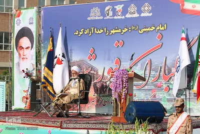 گلباران مزار شهدا به مناسبت سالروز آزاد سازی خرمشهر