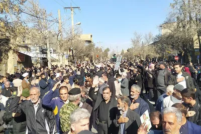 تشییع باشکوه شهید مدافع امنیت در ملایر‎