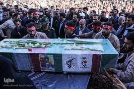 مراسم تشییع پیکر مطهر شهید مدافع حرم، سردار «داوود جعفری»