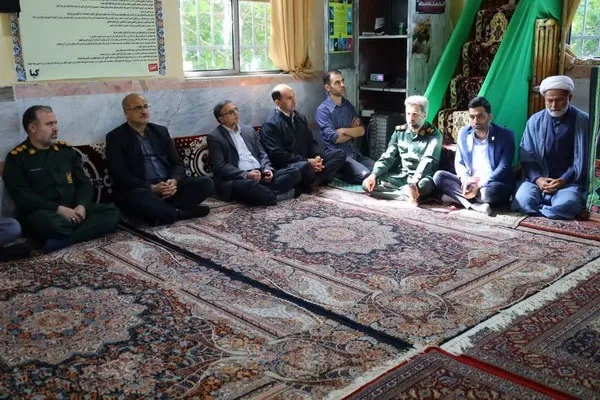 عکس یادواره شهدای روستای اشکور رامسر