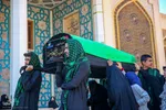 قرائت خطبه فدکیه و عرض تسلیت هیات مذهبی به حضرت شاهچراغ (ع)