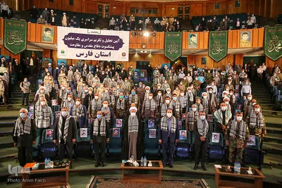مراسم نکوداشت و تکریم از پیشکسوتان دفاع مقدس استان فارس‎