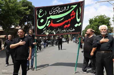 مراسم سنتی عزاداری عاشورای حسینی در اهر