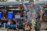 برپائی موکب اربعین در ورودی سومین حرم اهل بیت(ع)‎‎