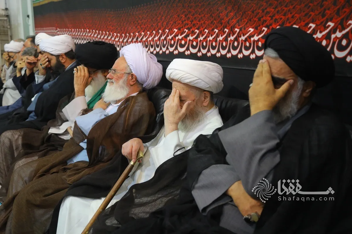 مجلس ترحیم والده مرتضی نجفی قدسی در قم برگزار شد